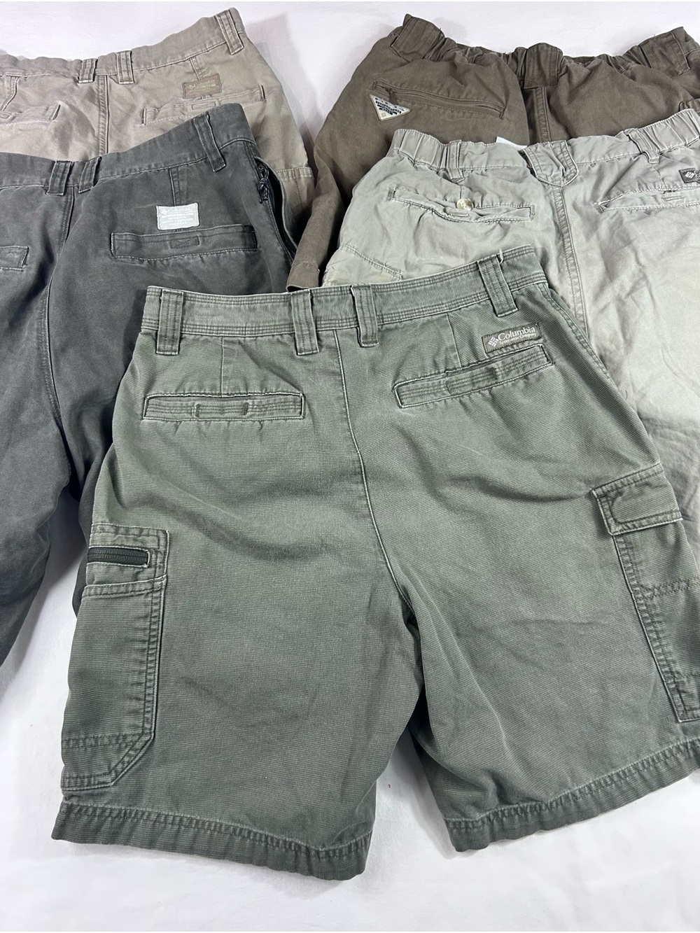 Columbia Cargo Shorts Bundle Mens 30 Gorpcore Hiking Utility Y2K - Picture 5 of 6